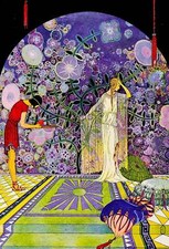 Wooden Jigsaw Puzzles For Adults - Art Deco Princess - 47 Piece mini puzzle