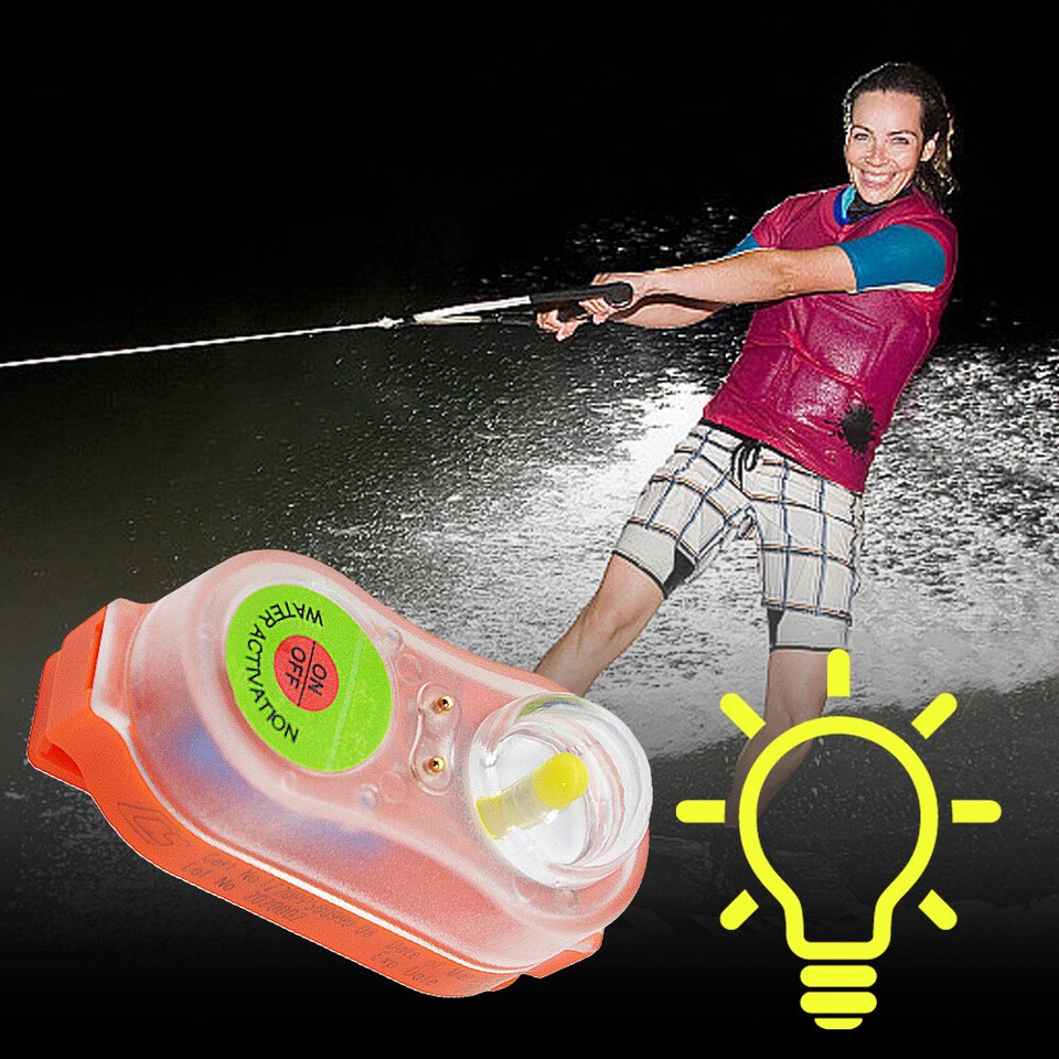 Life Jacket Light Automatic Life Jacket Strobe Light Reusable Survival