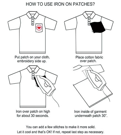 4-1/2" Chenille Stitch Varsity Iron-On Number Patch by pc, Black/White, TR-11649 - Image 2 of 4