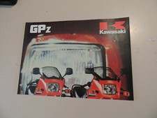 Kawasaki GPZ 1100 750 550 UT Uni-Track 305 belt drive Prospekt Broschüre