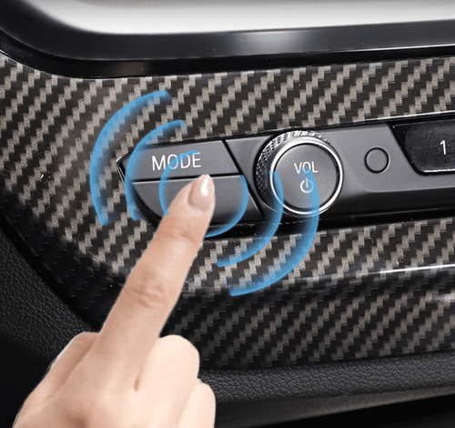 Carbon Fiber Central Console AC Switch Panel For BMW X3 X4 X3M X4M iX3 2022-2024 - Picture 6 of 11