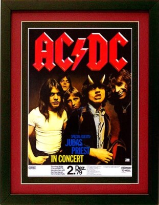 AC / DC Concert Poster Framed 18x24 | eBay.de