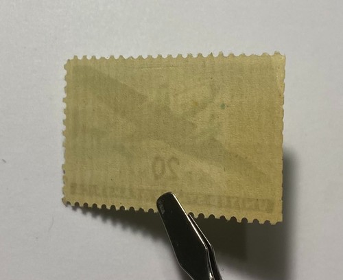 Rare - 1941 U.S. Air Mail Transport 20 Cents Stamp Bright Green Mint Hinged OG. - 第 12/14 張圖片