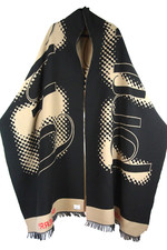 NEW Burberry 8050924 Scarf in Black/Camel/Red...
