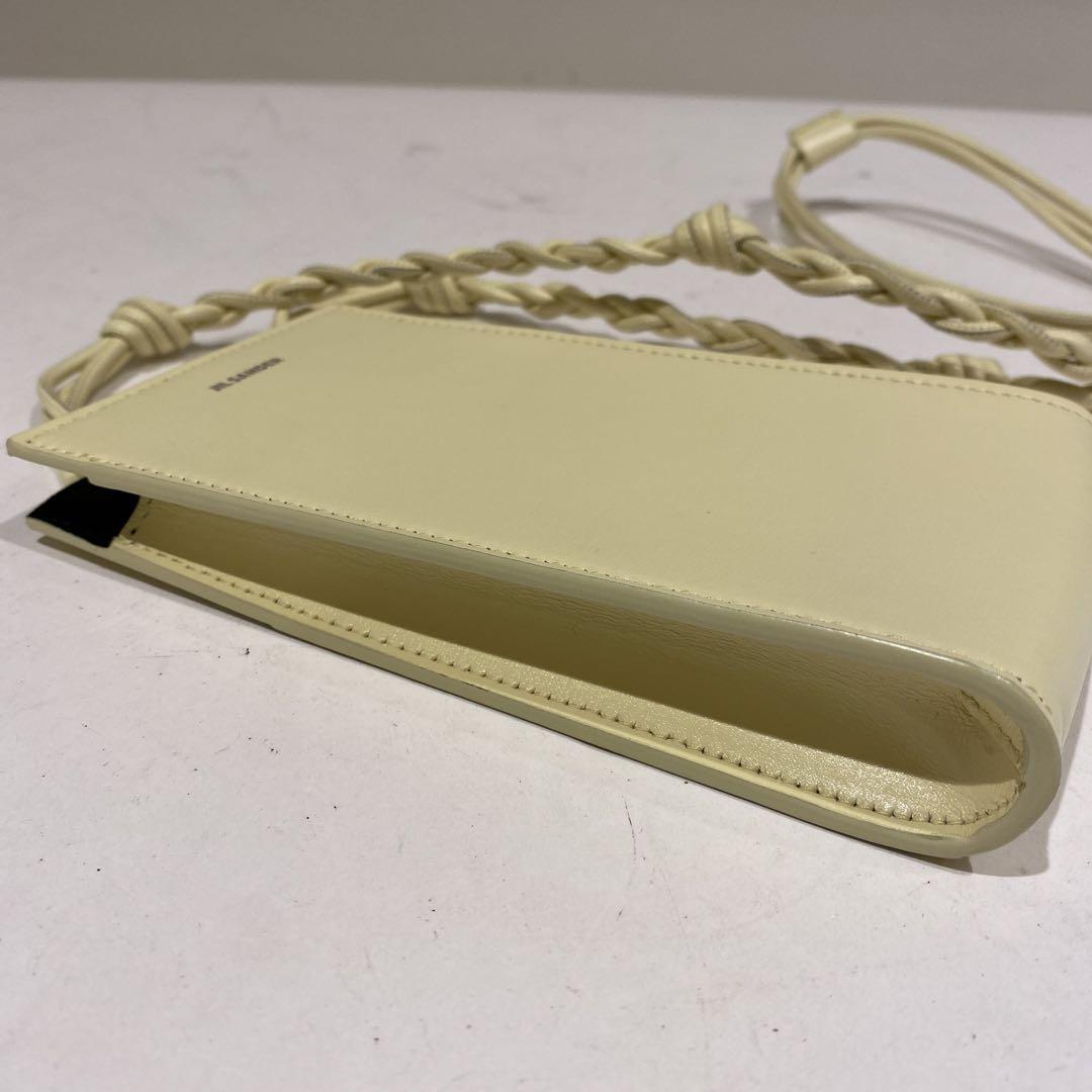 K00126 Jil Sander Phone Case Yellow Women Bag Accessory
