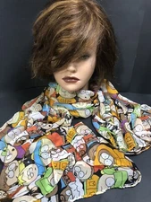 Vtg South Park Scarf Studios Sheer Cartman Kenny Stan Kyle 60' x 26" HTF Rare