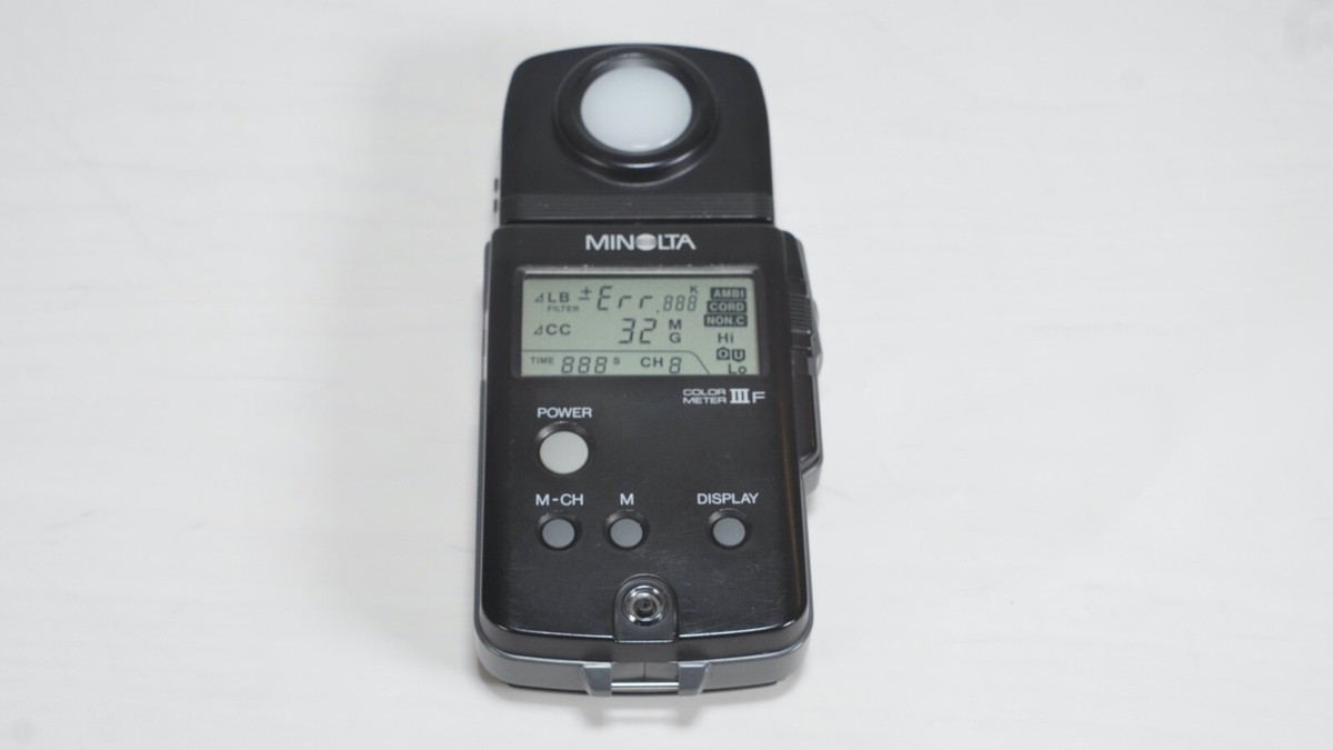 MINOLTA COLOR METER III F デジタル カラーメーター 3色式 写真 撮影