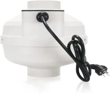 4 Inch Radon Fan, Quiet 260CFM Radon Mitigation System Inline Duct Fan IP67 W...