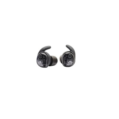 Walker's Isolator Earbuds Hearing Protection, NRR 25 dB, Black #GWP-ISLR