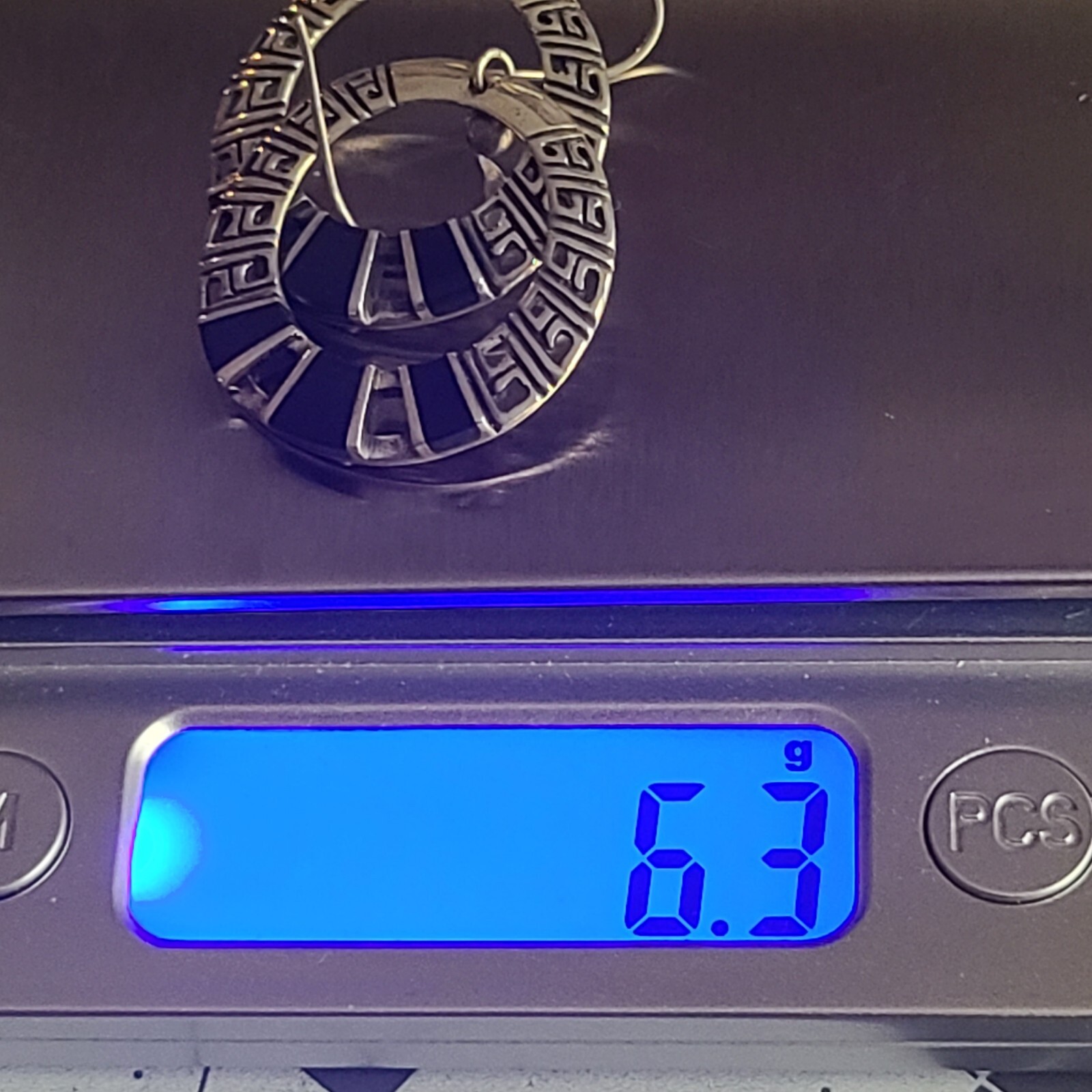 VTG SILVER CLOUD SIGNED STERLING SILVER BLACK ONY… - image 5