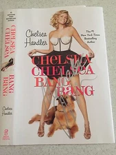 Chelsea Handler Autographed Book Cover Signed Bang Bang Silver Sharpie