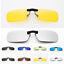 thumbnail 1  - Polarized Clip On Sunglasses Driving Day Night Vision for Myopia Glasses Shades