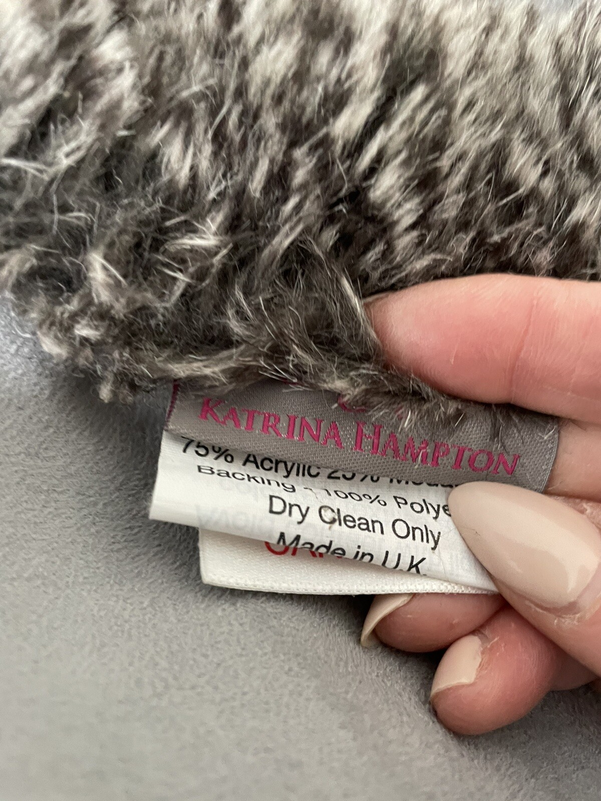 Katrina Hampton Faux Fur Throw eBay