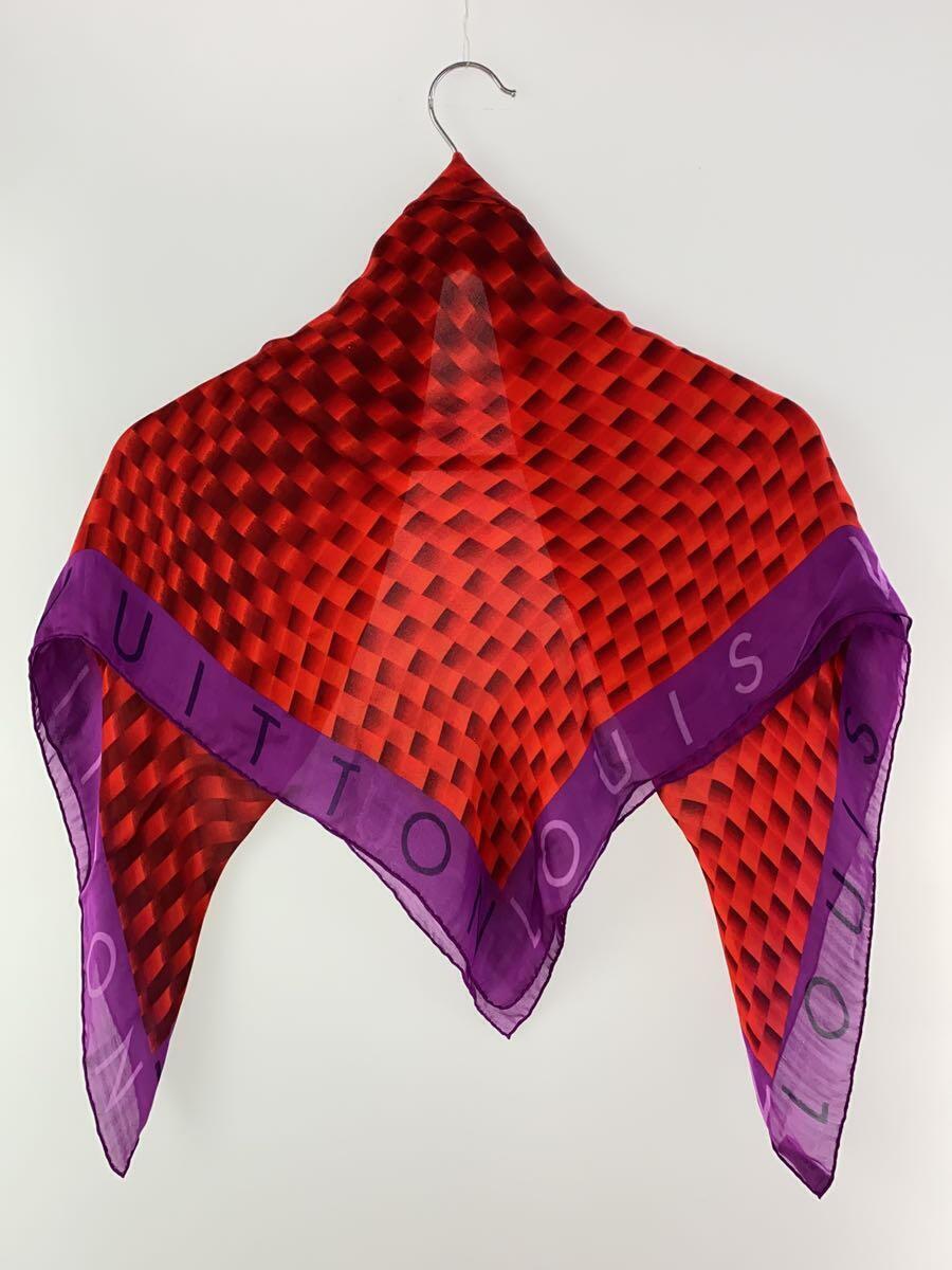 LOUIS VUITTON Scarf / Silk / RED / Total pattern / Ladies | eBay
