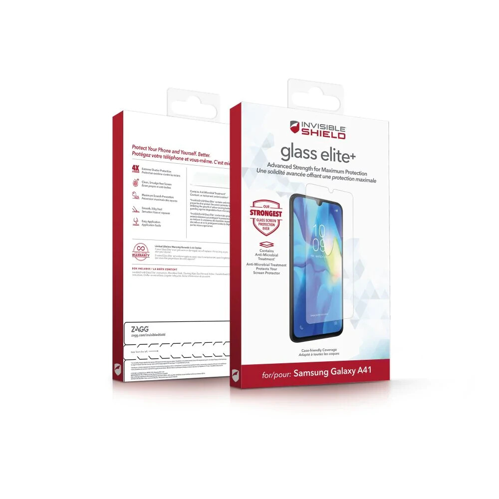 Glass Screen Protector Samsung Galaxy A41 Invisible Shield Glass Elite Plus