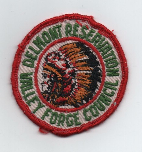 Delmont Scout Reservation (Valley Forge Council) Patch, Used