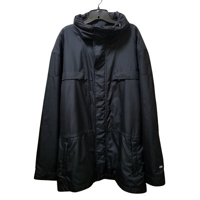 Vintage ECKO UNLTD Function Shelter Jacket Men s XL Black Stowaway Hood Utility