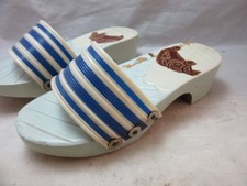 Vintage 1940's wooden clog sandal child's shoes