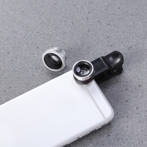 3 in Fisheye Weitwinkel -Makroobjektiv Set Fisheye-Telefonobjektiv Für Handy - Zdjęcie 9 z 12