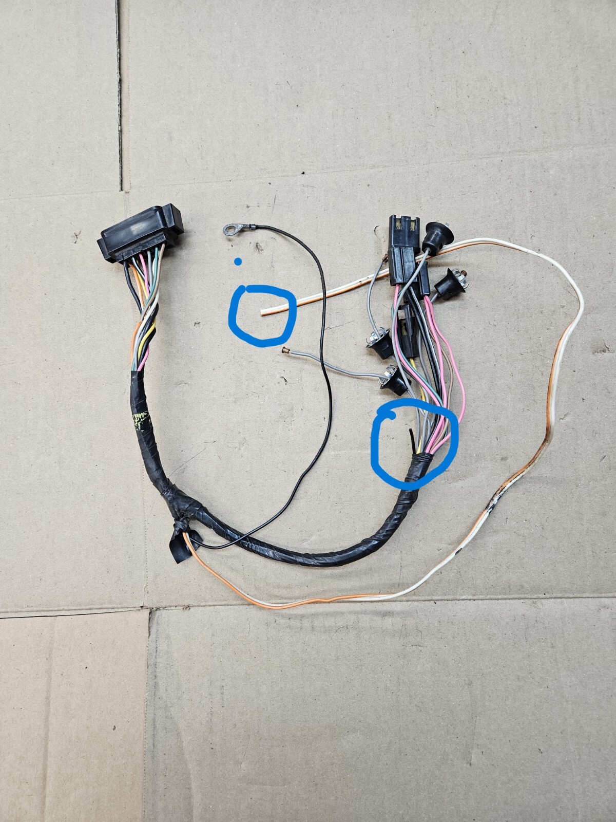 Console Wiring Harness 67 Camaro Manual Transmission w/Gauges, Original eBay