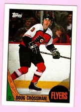 1987-8 Topps Doug Crossman #182 Philadelphia Flyers