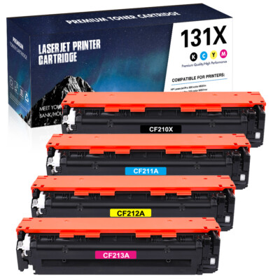 4 TONER compatible with HP LaserJet Pro 200 Color M251n nw M276n nw 131X 131A
