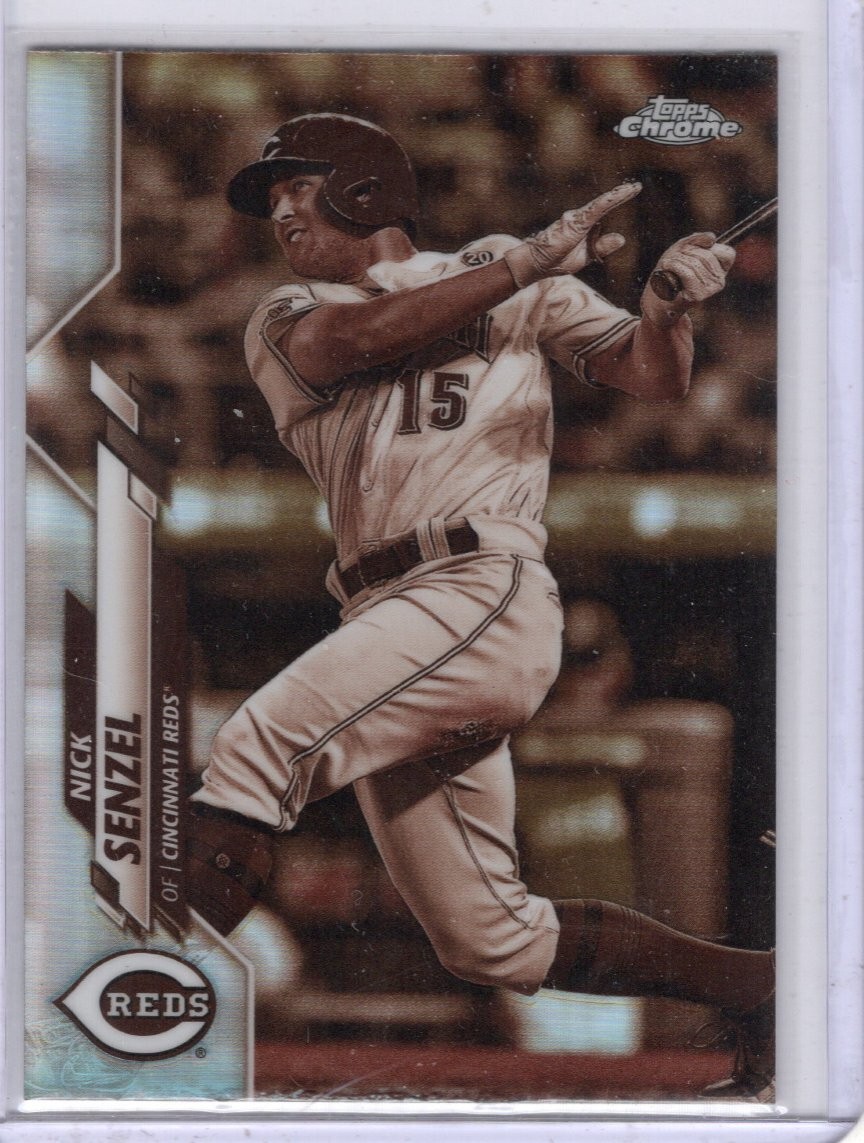 2020 Topps Chrome Sepia Refractor #24 Nick Senzel Cincinnati Reds