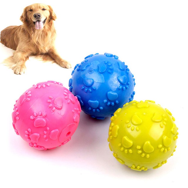 AGGRESSIVE CHEW TOYS FOR DOGS INDESTRUCTIBLE RUBBER SQUEAKER SOUND