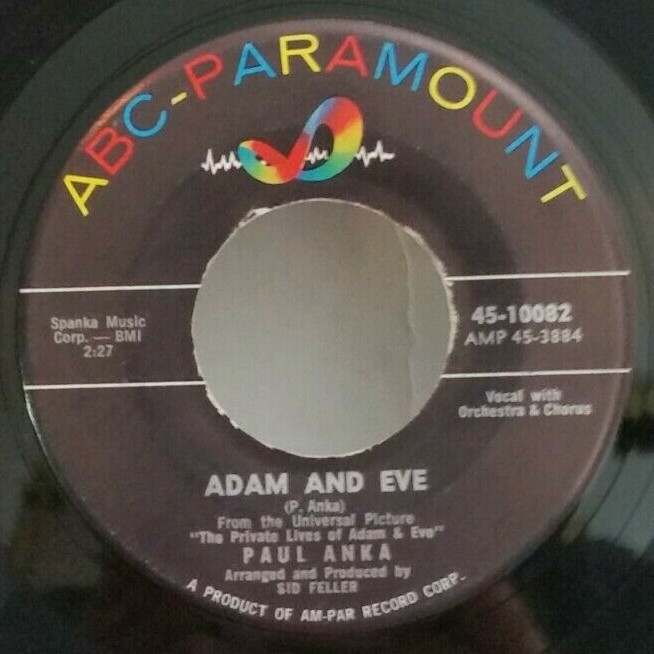 Paul Anka PUPPY LOVE (SIGNED ROCK N ROLL 45/PS) #10082 PLAYS