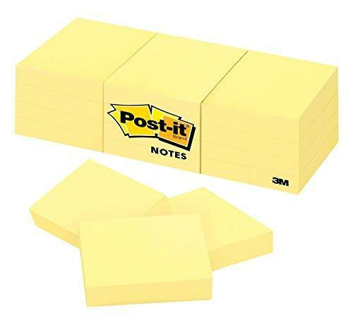 Post-it Mini Notes, 1.5x2 in, 12 Pads, America's #1 Favorite Sticky Notes