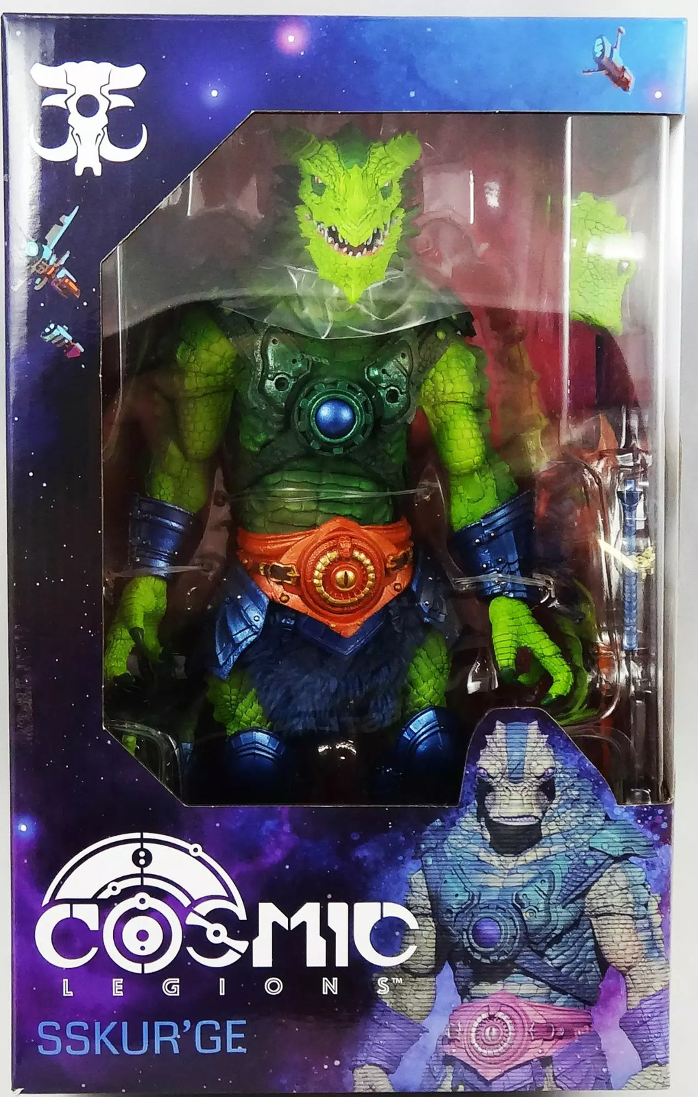 Figurine Sskur'ge Cosmic Legions jouet de collection stable et articulé