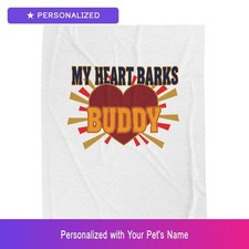 Custom Beagle Pet Lover Blanket Personalized Name Dog Owner Cozy Home