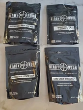 Ready Hour Emergency Food Supply 4 packs sealed freeze dried rice Pancake soup 6
