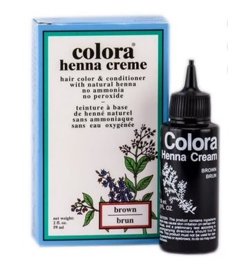 Colora Henna Creme Hair Color Brown 2 oz pure 