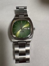 Omega Seamaster Automatic Watch Vintage Green Dial 1970s