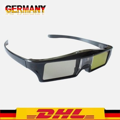Aktive 3D-Brille Wiederaufladbar für alle 3D-DLP-Projektoren BenQ Acer Optoma DE