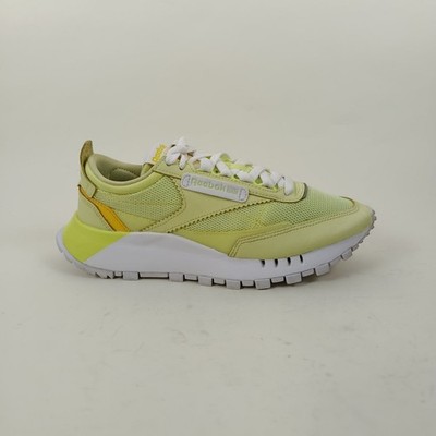 Reebok Classic Turnschuhe Damengröße 5 gelb Laufschuhe Fitness Freizeit Plateau