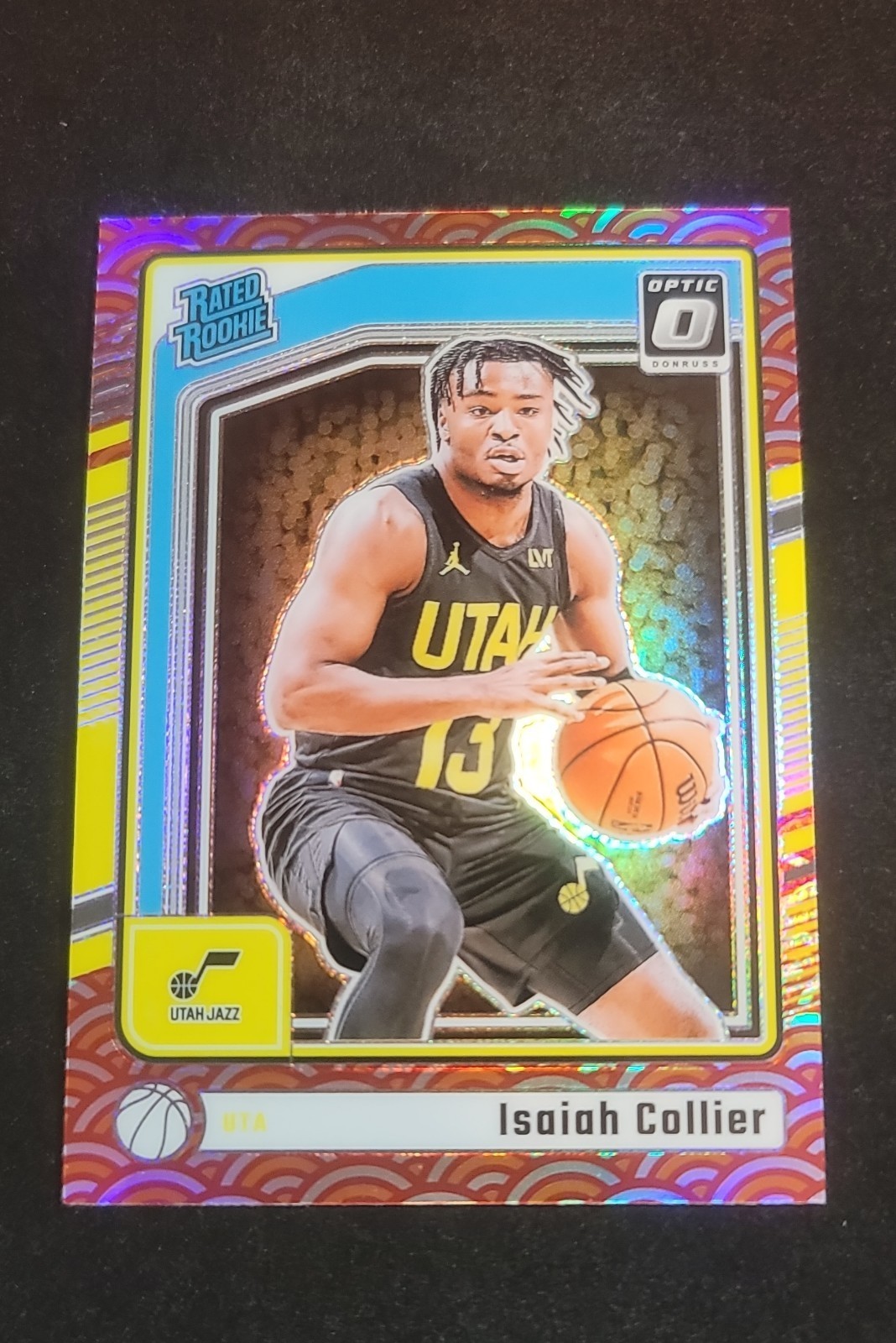 2024-25 Optic - Rated Rookie Isaiah Collier #295 Photon Prizm (RC) Ssp