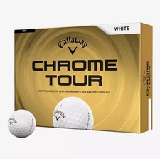 BRAND NEW 2026 Callaway Chrome Tour White Golf Balls
