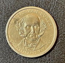 2008 Martin Van Buren $1 Presidential Golden Dollar Coin US Mint Collectible