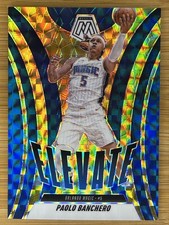 #/99 🔥 2024-25 Panini Mosaic - Elevate Paolo Banchero Reactive Yellow Prizm