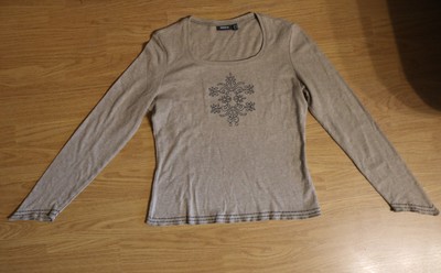 Mexx Gr M 38 Damen Pullover Sweatshirt Langärmlich Rundhals