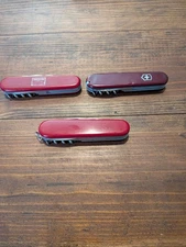 Lot Of Three Victorinox Swiss Army Knives