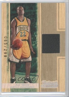 2007-08 Topps Trademark Moves Relics 65/299 Jeff Green #TR-JG Rookie RC 0j6