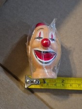 Vintage Clown Head Brown Blonde Hair Doll Making Supplies