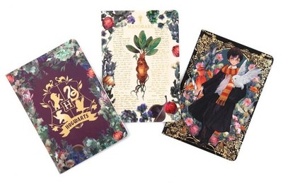 Harry Potter: Floral Fantasy Planner Notebook Collection (Set of 3) by Insight E