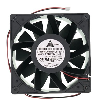 For PFB1224UHE DC BRUSHLESS Fan, DC 24V 2.40A 12CM Size 120×120×38m...