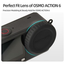 Camera Lens Silicone Cover Scratch-Resistant Protective Case for DJI ACTION 6
