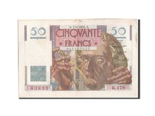[#208348] Banknote, France, 50 Francs, 50 F 1946-1951   Le Verrier  , 1951, 1951