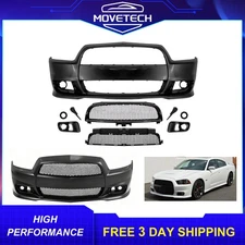 New Front Bumper Cover Body Kit Fits 2011-2014 Dodge Charger Up to SRT 8 Style